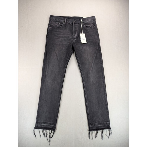 MNML Other - MNML Jeans Mens Sz 38 Raw Hem Cowboy Classiccore D212 Button Fly Charcoal